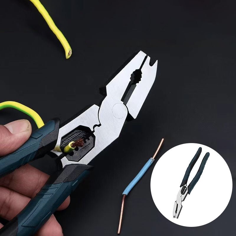 Multifunctional cable cutter with crimping function