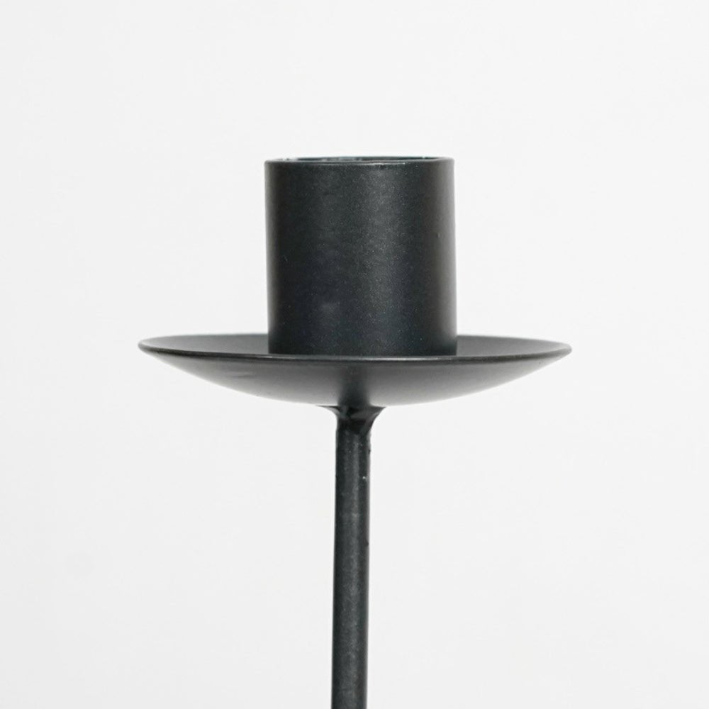 Elegant Wavy Iron Candlestick Holder for Your Home