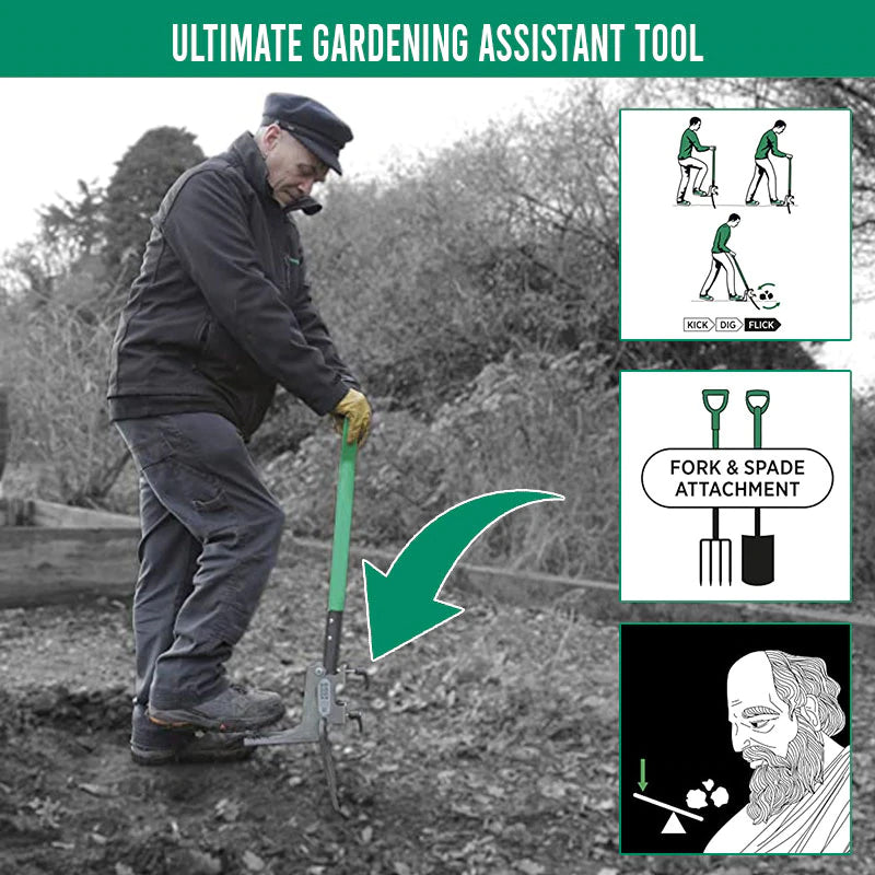 GardenEase - Bequemes Gärtnern im Stehen für jeden Gartenliebhaber