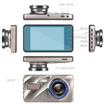 Dashcam mit Dual-Ansicht 1080P – Vorder- und Rückkamera, Nachtsicht, Bewegungserkennung