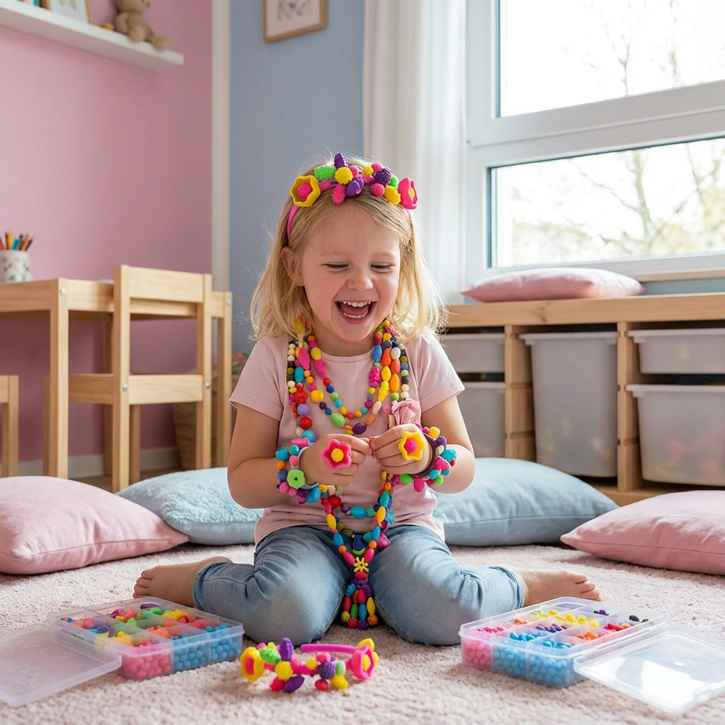 Children's play stones made of jewelry material