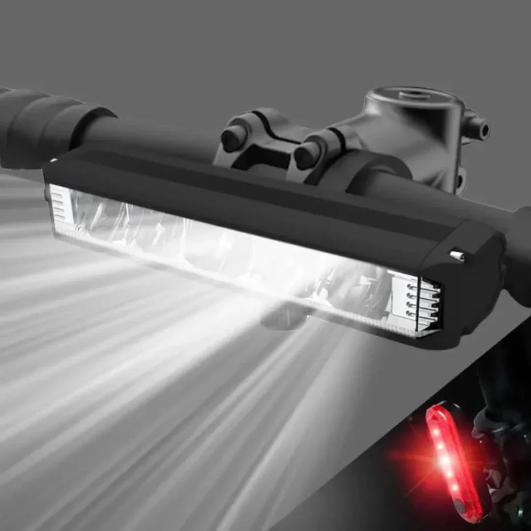 Helle Fahrradlampe mit 1400 Lumen – Wiederaufladbar und Wasserdicht