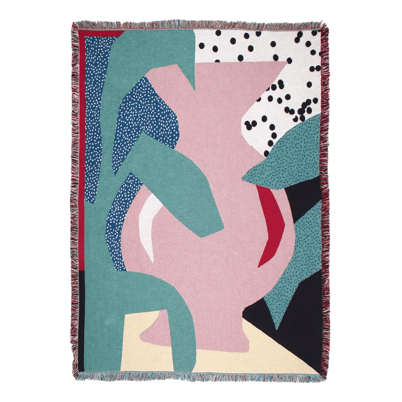 Modern Woven Blanket with Artistic Design for Your Home