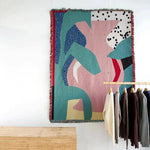 Modern Woven Blanket with Artistic Design for Your Home