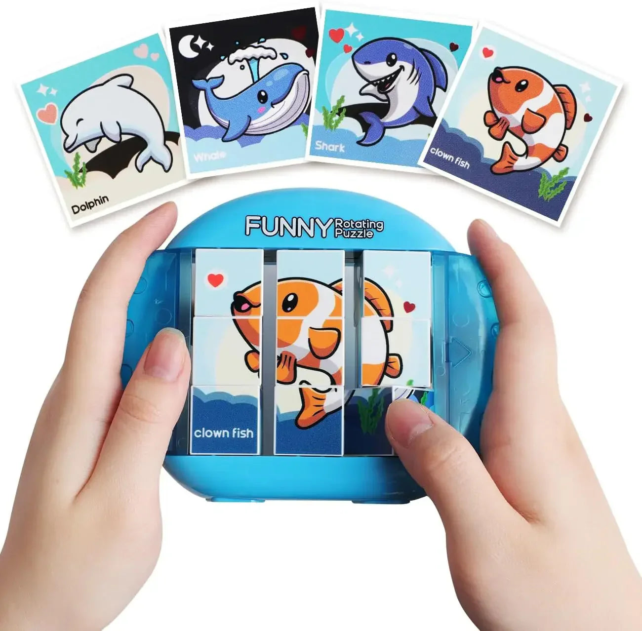 Rotating animal puzzle for children – Endless puzzle fun