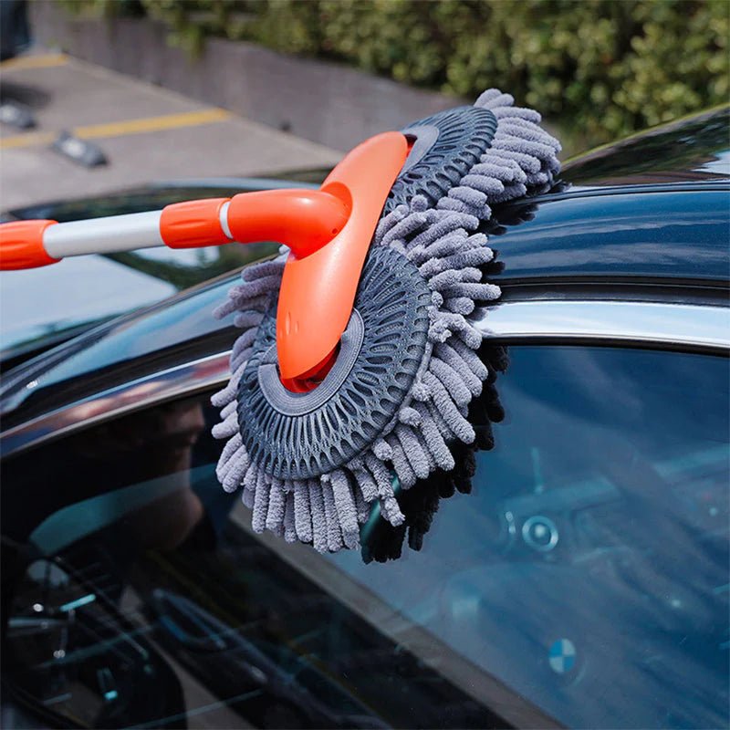 TurboClean Autoreinigungsbürste mit Rotationsmechanismus für mühelose Fahrzeugpflege