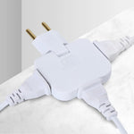 FlexiPlug: Ultradünner Dreifach-Steckeradapter für mehr Platz