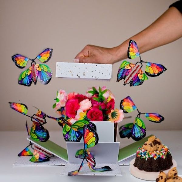 Schmetterlingsüberraschung – Magische Flieger für Geschenke & Feste