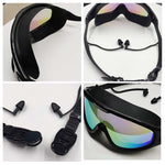Anti-fog swim goggles with wide vision
