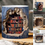 Bookshelf Mug