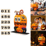 Wooden Advent Calendar for Halloween