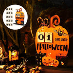 Wooden Advent Calendar for Halloween