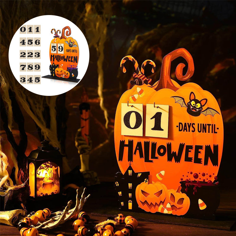 Wooden Advent Calendar for Halloween