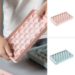 Creative round ice hockey mold for ice cubes