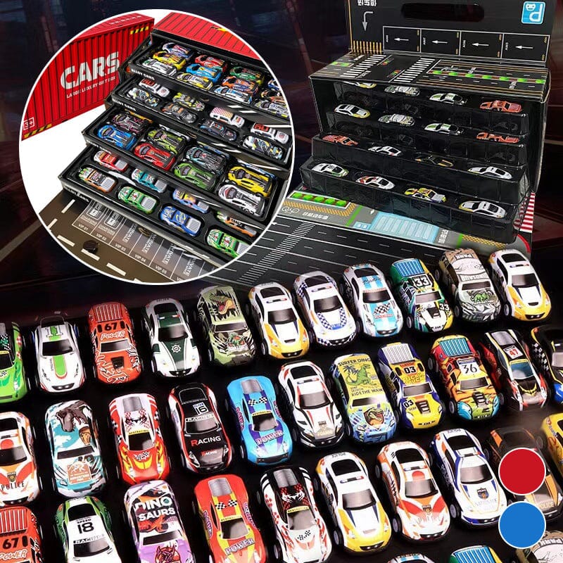 48 Spielzeugautos aus Legierung – Rennwagen Set