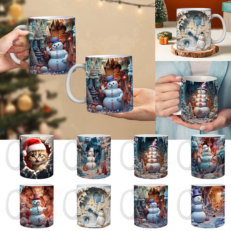 3D Schneemann Tasse