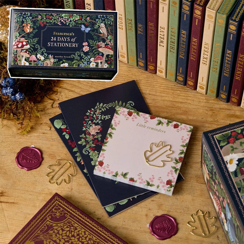 24-Day Stationery Advent Calendar | Exclusive Winter Forest Edition | Sustainable Surprises for 2025