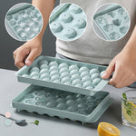 Creative round ice hockey mold for ice cubes
