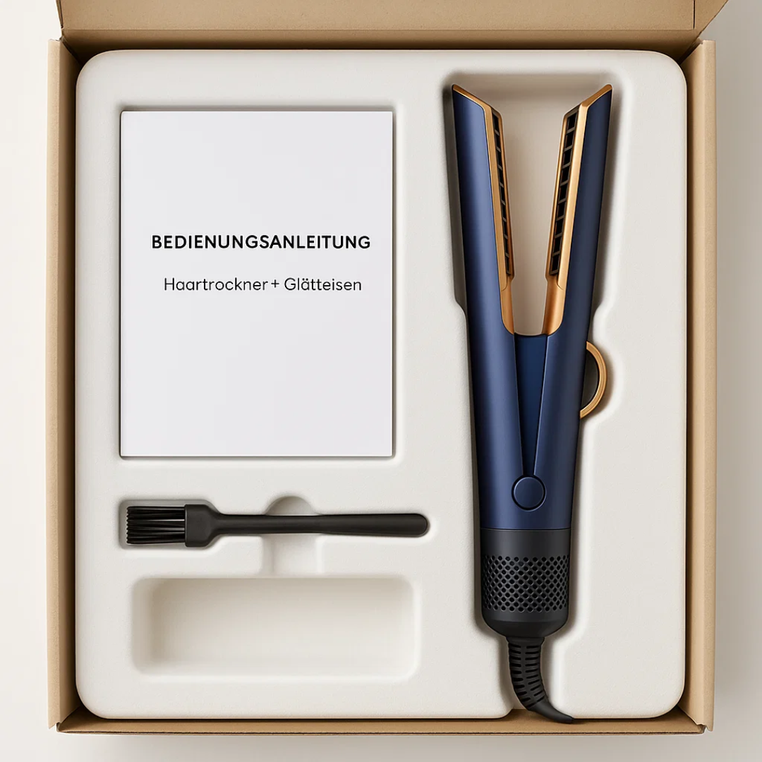 Volyra 2-in-1 Hair Styler: Effortless Drying and Straightening