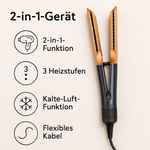 Volyra 2-in-1 Hair Styler: Effortless Drying and Straightening