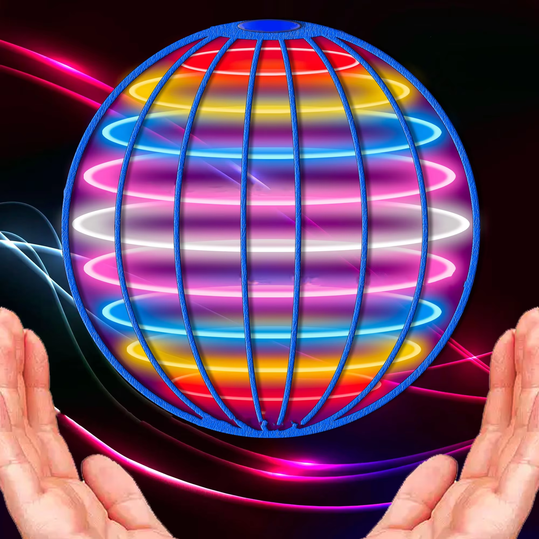 LED Flying Ball with Magical Light Effects