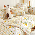 Elegant furniture cover made of pure cotton for optimal protection