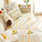 Elegant furniture cover made of pure cotton for optimal protection