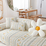 Elegant furniture cover made of pure cotton for optimal protection