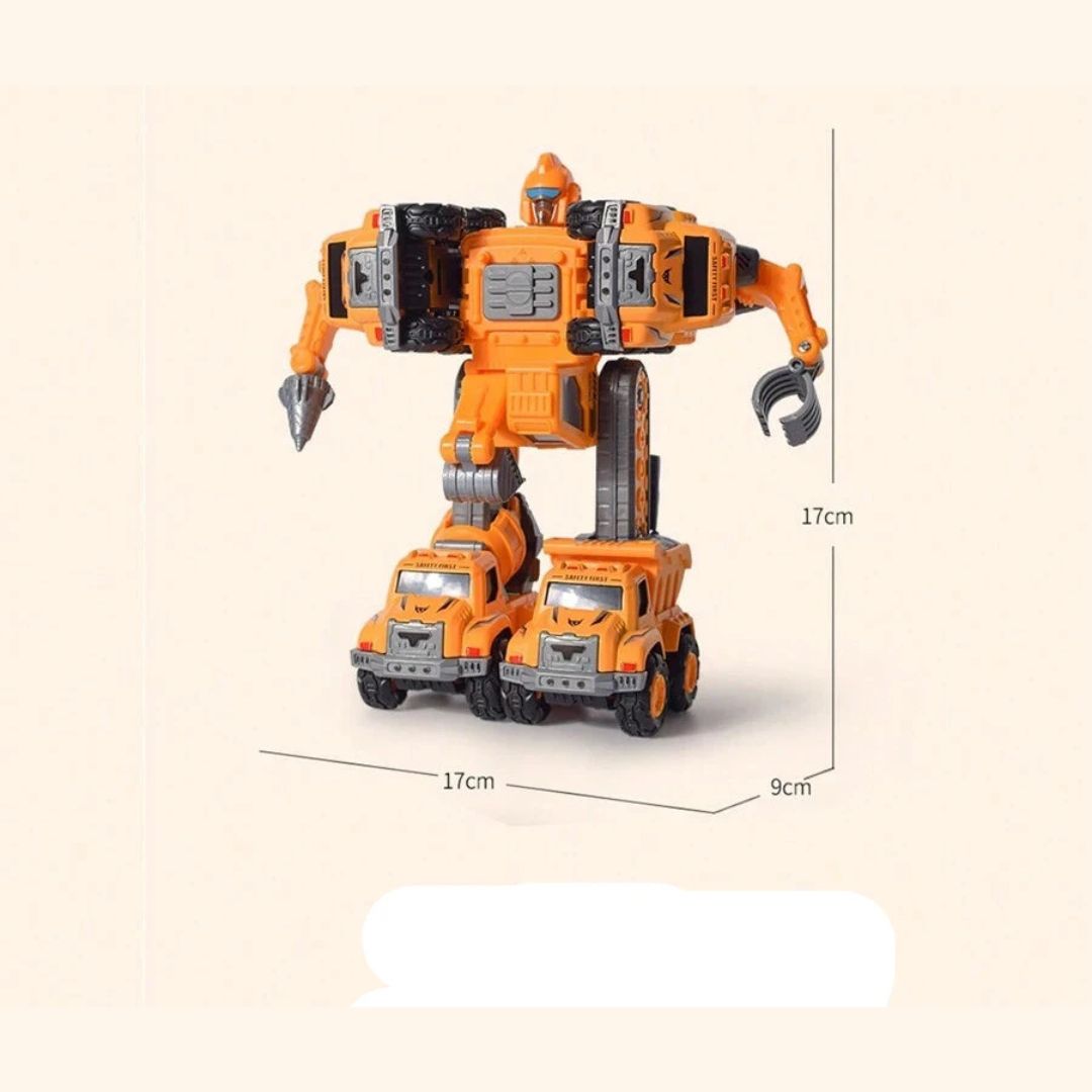 5-in-1 Car Toy Set with Transformation Function