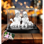 Laser Engraved Crystal Lamp with 2D/3D Photo - customizable