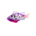 Electronic swimming fish with LED lighting