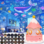 360° Rotating Night Light Projector for Galaxy Display