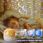 360° Rotating Night Light Projector for Galaxy Display