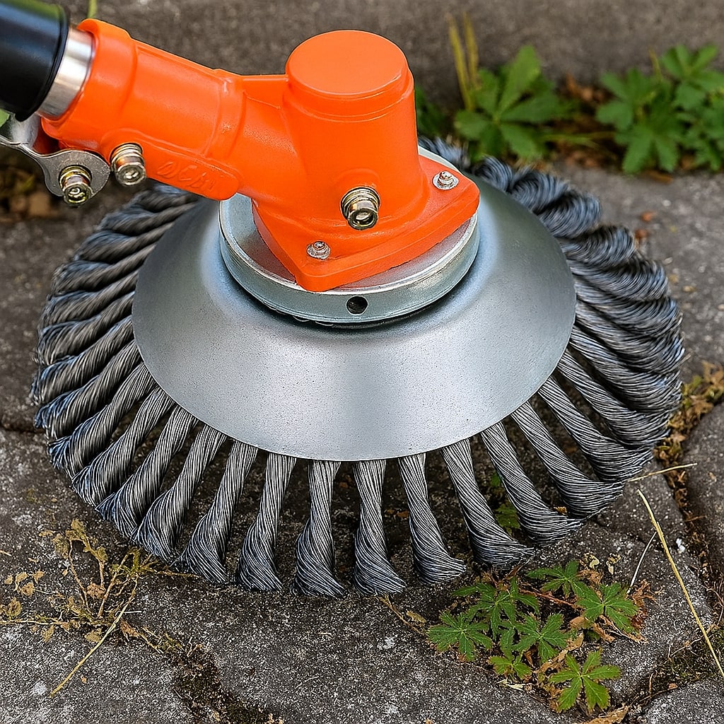Robuster Bürstenkopf für Ihren Trimmer – Unkraut effektiv entfernen