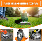 Effektiver Unkrauttrimmer mit Stahlbürste für Ihren Garten