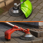 Effektiver Unkrauttrimmer mit Stahlbürste für Ihren Garten