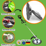 Effektiver Unkrauttrimmer mit Stahlbürste für Ihren Garten