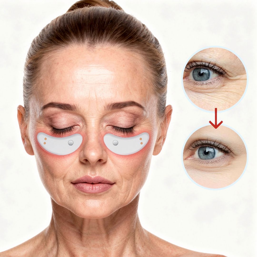 Effective device against dark circles and puffiness with red light