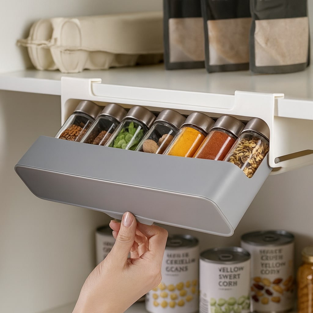 Practical Spice Organizer for More Order in the Kitchen