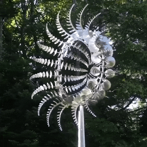 Wunderschöne Windmühle aus Metall für Ihren Garten – 50% Rabatt!