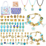 Jewelry Crafting Kit for Girls with Shiny Charms