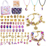 Jewelry Crafting Kit for Girls with Shiny Charms