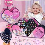 Jewelry Crafting Kit for Girls with Shiny Charms