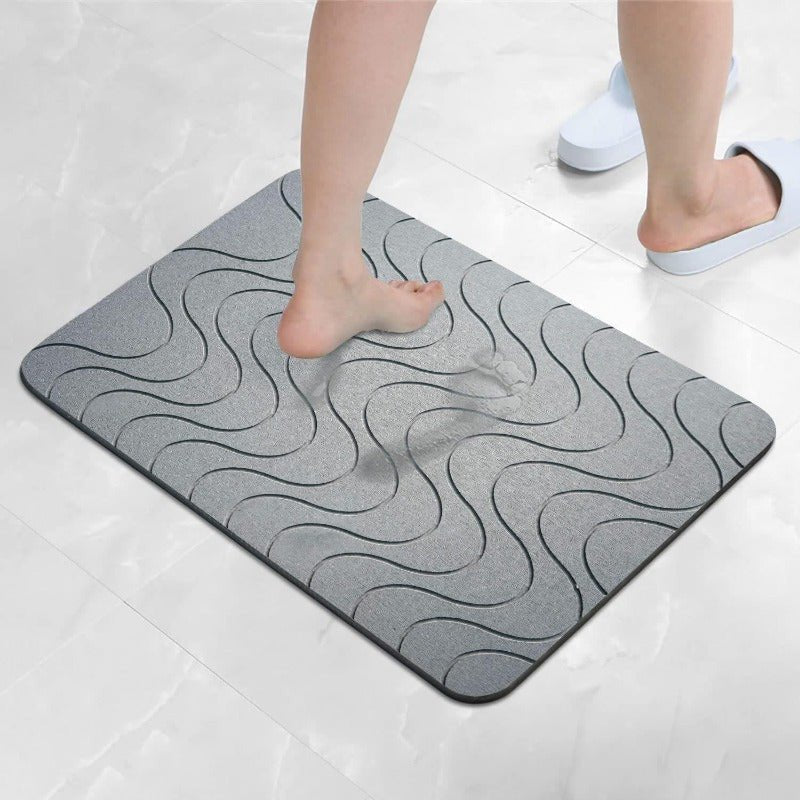 Elegant Bath Mat 50x80 cm – Quick Drying & Easy Care | AquaSoft