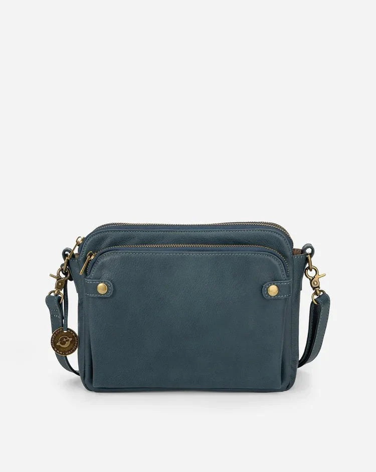 Stylish crossbody bag for women made of high-quality leather