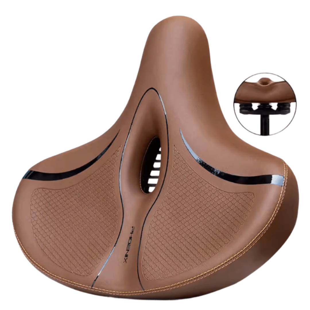 Comfortable Ergonomic Cushion for Cyclists - Black | BikeComfort
