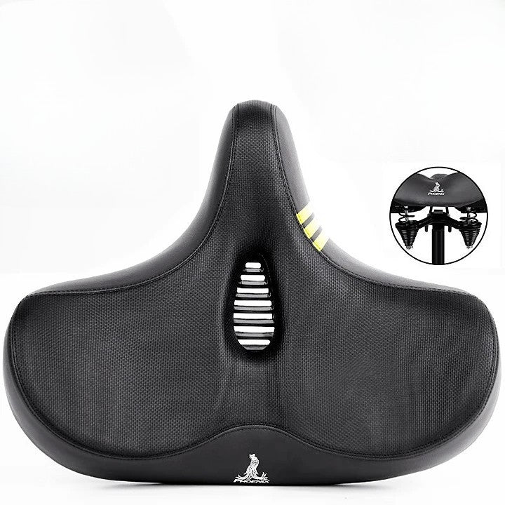Comfortable Ergonomic Cushion for Cyclists - Black | BikeComfort