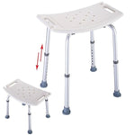 Safe Foldable Shower Stool for Seniors - Non-Slip & Adjustable