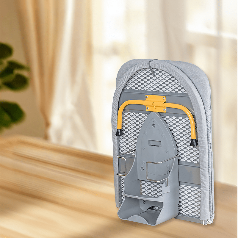 SmartClean Ironing Board - Compact Folding Board with Non-Slip Feet