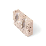 Elegant Travertine Candlestick - Modern for Taper Candles